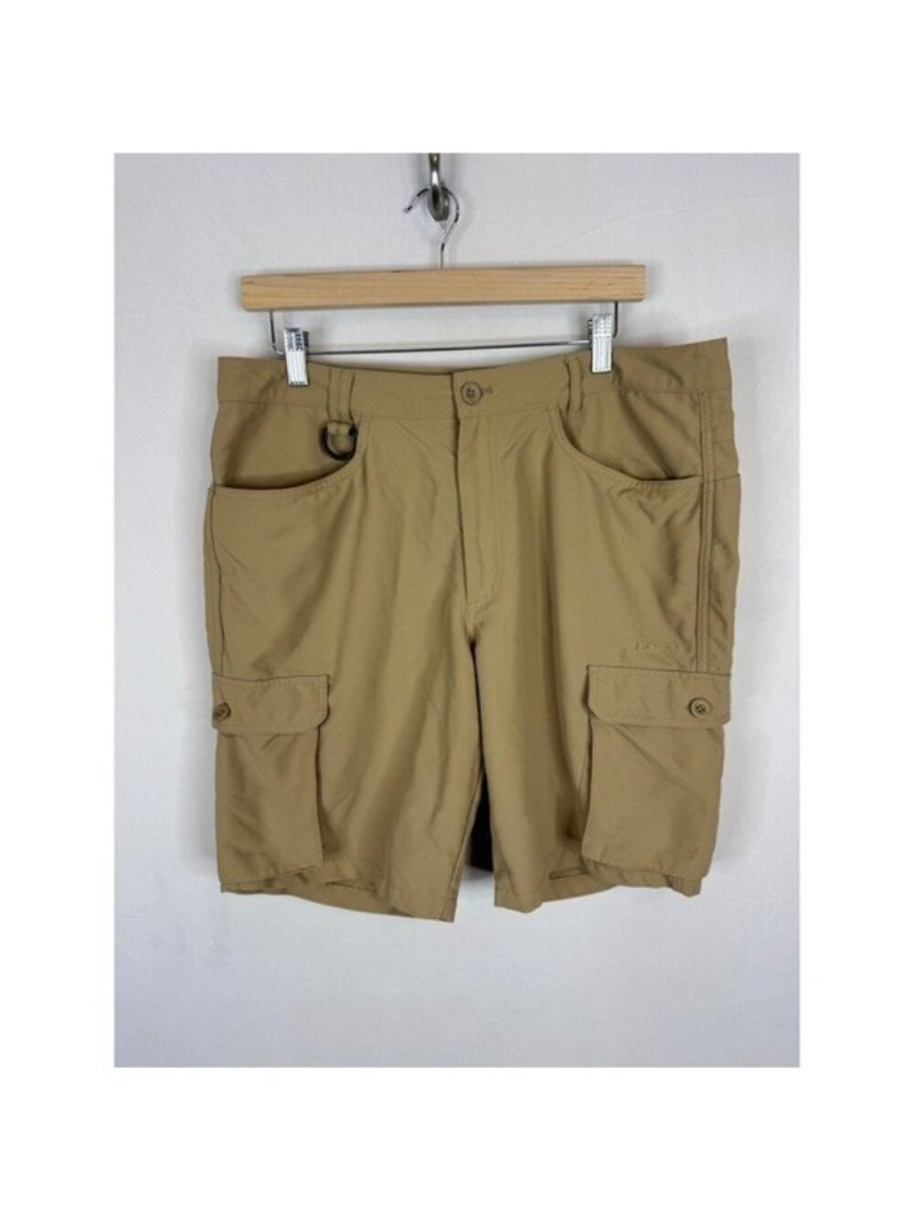 Rohan Consignment Shorts Mens 36 Tan Khaki Cargo Hiking Travel Outdoor BE101